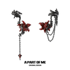 ต่างหู Bloody Datura ชุบแพลตตินัม 18K™