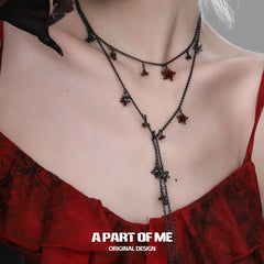 블러디 다투라 18K 플래티넘 도금 롱 체인 목걸이™