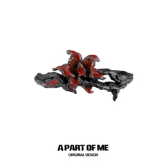 블러디 다투라 925 스털링 실버 조절 가능 반지™