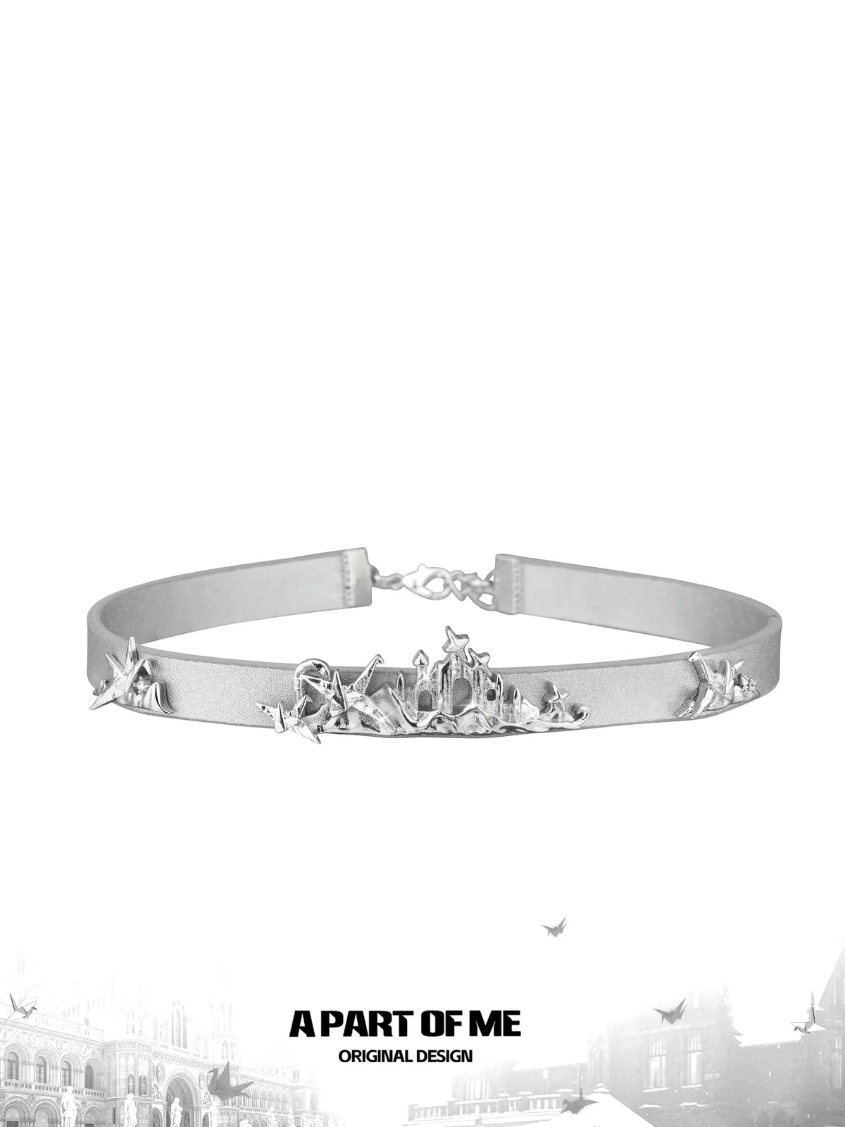 Corigami Era Platinum-Plated Paper Crane Relief Choker™