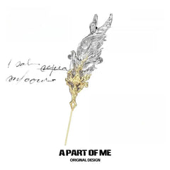 Divine Plume 18K Platinum Plating Agate Ear Hook Needle Piercing Earrings™