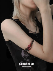 Divine Plume 18K Platinum Plating Agate Tassel Arm Ring™