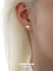 Divine Plume Angel Wings 925 Sterling Silver Stud Earrings™