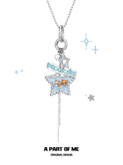 Dreamcore Goldfish Sunset Orange Sea Detachable Keychain Pendant Necklace™