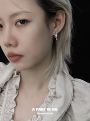 Flutter Essence 18k Platinum Plating/18K Yellow Gold Plating S Pendant Earrings™