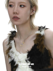 ต่างหูสตั๊ดเงินสเตอร์ลิง S925 ชุบทองคำเหลือง 18K จาก Flutter Essence™