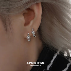 Hello Winter 925 Sterling Silver Snowflake Earrings™