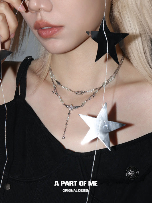 Immaculate Dream Original Platinum-Plated Double-Layer Pearl Necklace™