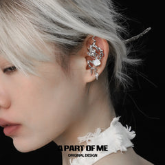 Loong 18k Platinum Plating Shell Ear Hook Needle Piercing Earring™