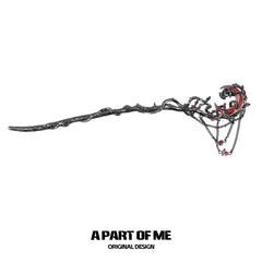 MYTH OF THE MOON 18K Platinum Plating Shells Bloody Moon Hairpins Hair Pins™