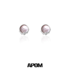 ต่างหูสตั๊ดชุบแพลตตินัม 18k S925 จาก Siren's Song Mermaids™