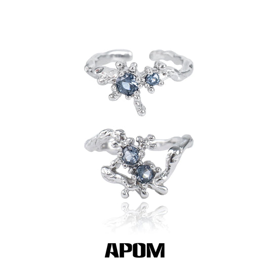 Siren's Song S925 Sterling Silver Zircon Mermaids Resizeable Rings™