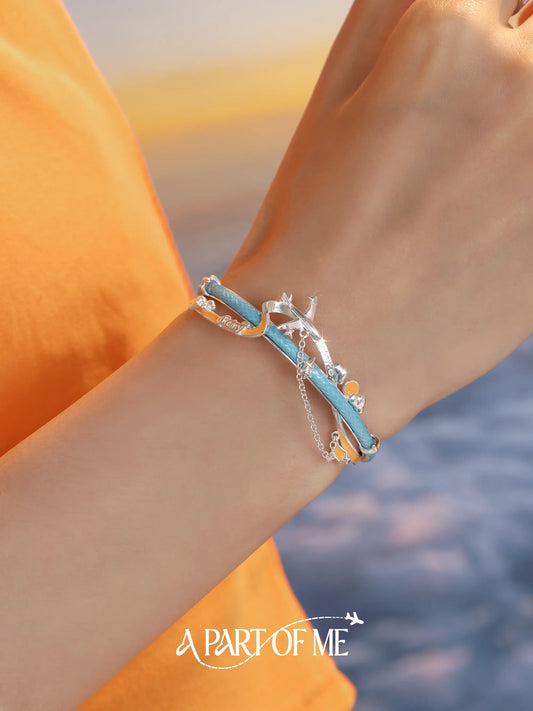 Terminator Route Platinum-Plated Adjustable Open Bangle™