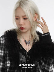 แหวนข้อต่อผีเสื้อเงินสเตอร์ลิง S925 จาก Whiterfly™