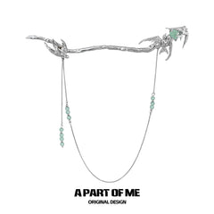 Winged Grace กิ๊บติดผมปรับระดับได้ ชุบแพลตตินัม 18K Swallow Hairpins™