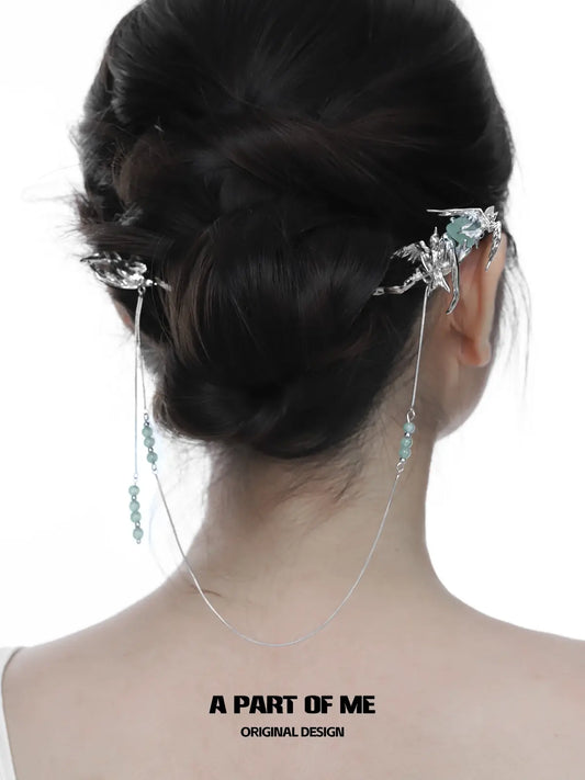 Winged Grace 18K Platinum Plating Swallow Adjustable Hair pins Hairpins™