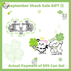 September Shock Sale GIFT① Free jewelry +Lucky Keychain（＄99 USD Can Get）