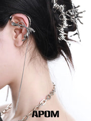 Aqua Fragments 18k Platinum Plating Fishbone Hairclips Hair Clips™