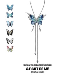 Butterfly Cage 18K Platinum Plating Changeable Butterfly Chokers Necklaces Large™