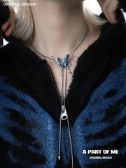 Butterfly Cage 18K Platinum Plating Changeable Butterfly Chokers Necklaces Small™