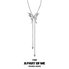Butterfly Cage 18K Platinum Plating Changeable Butterfly Chokers Necklaces Small™