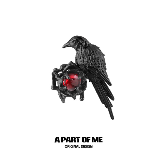 Dark Crows 18K Black Gold Plated Dark Aesthetic Brooch™