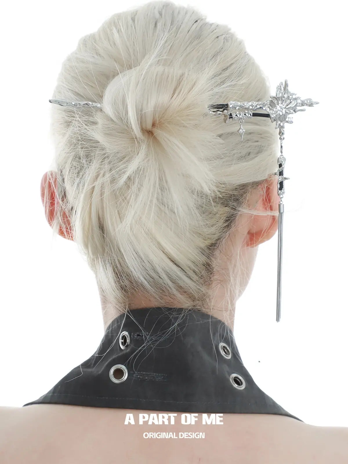 Dark Matter 18K Platinum Plating Dual-Style Leather Tassel Hairpins Hair Pins™