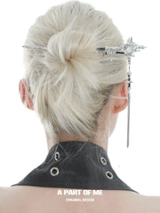 Dark Matter 18K Platinum Plating Dual-Style Leather Tassel Hairpins Hair Pins™