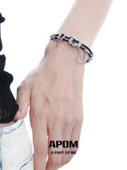Dark Matter 18K Platinum Plating Resizeable Double-Layer Leather Tassel Bracelets™