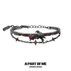 Dark Crows 18K Platinum Plating Chain Bangle Bracelet™