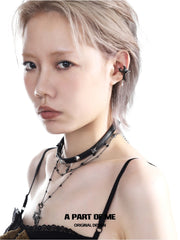 Dark Crows 18K Platinum Plating Ear Clips Earclips™