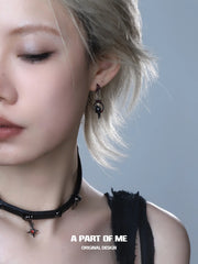 Dark Crows S925 18K Platinum Plating Pendant Earrings™