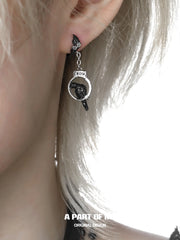 Dark Crows S925 18K Platinum Plating Pendant Earrings™