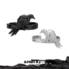 Dark Crows S925 Sterling Silver Resizeable Rings™