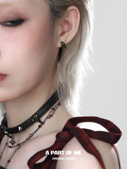 Dark Crows S925 Sterling Silver Resizeable Earrings™