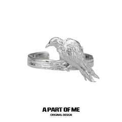 Dark Crows S925 Sterling Silver Resizeable Rings™