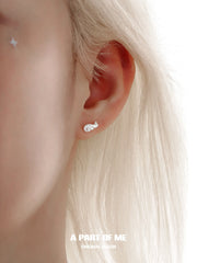 Divine Plume Angel Wings 925 Sterling Silver Stud Earrings™
