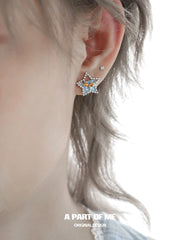 Dreamcore Goldfish Sunset Orange Sea S925 Starfish Stud Earrings™
