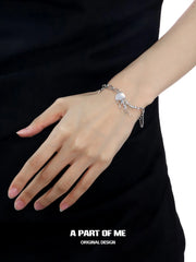 Floating Jellyfish 18K Platinum Plated Bracelet™