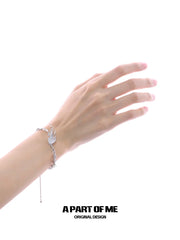 Floating Jellyfish 18K Platinum Plated Bracelet™