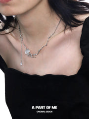 Floating Jellyfish 18K Platinum Plated Necklace™