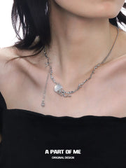 Floating Jellyfish 18K Platinum Plated Necklace™