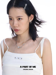 Floating Jellyfish 18K Platinum Plated Stud Earrings™