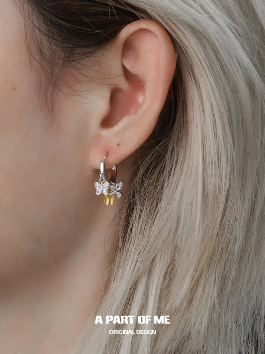Flutter Essence 18k Platinum Plating/18K Yellow Gold Plating Earrings™