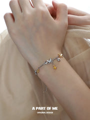 Flutter Essence S925 Sterling Silver 18K Yellow Gold Plating Butterfly  Bracelets™