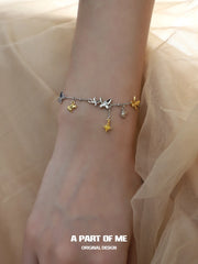 Flutter Essence S925 Sterling Silver 18K Yellow Gold Plating Butterfly  Bracelets™