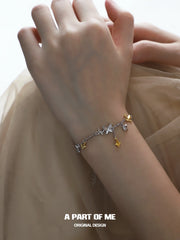 Flutter Essence S925 Sterling Silver 18K Yellow Gold Plating Butterfly  Bracelets™