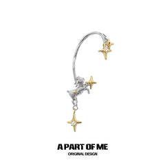 Good Night Sheep 18K Gold Plated Star Ear Hook Earclips™