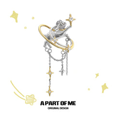 Good Night Sheep 18K Gold Plated Star Tassels Broch™