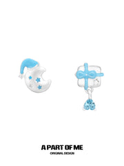 Hello Winter 925 Sterling Silver Winter Snowflake Stud Earring™